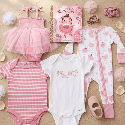 Bamboo Ballerina Baby Gift Set – Angel Dear Gift Box