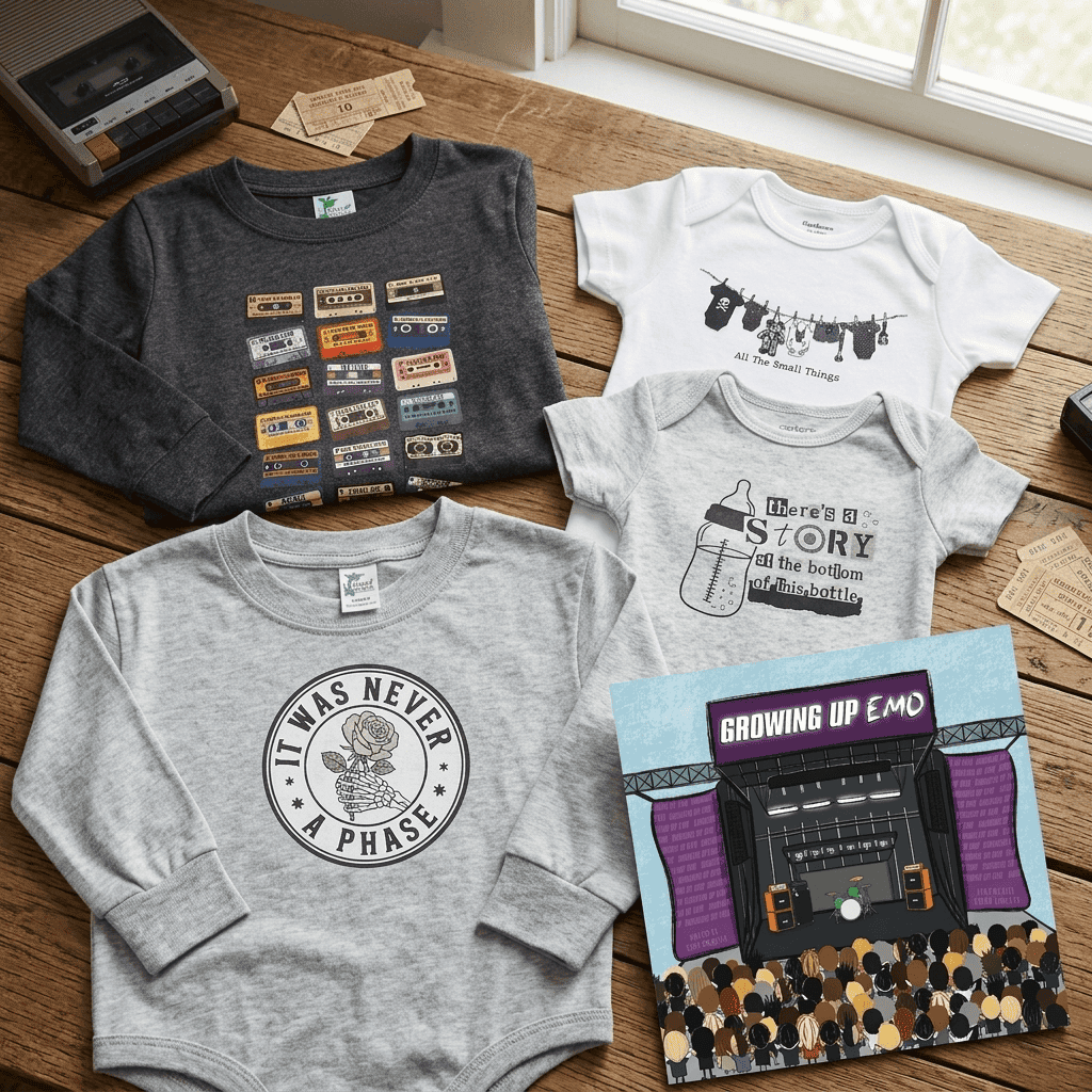 Emo Music Baby Shower Gift Box | Growing Up Emo