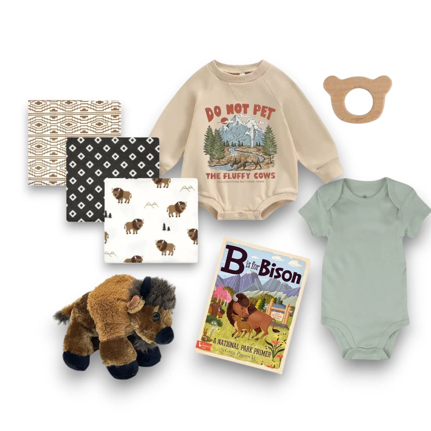 National Park Baby Gift - Bison Lover - Hey Baby Box
