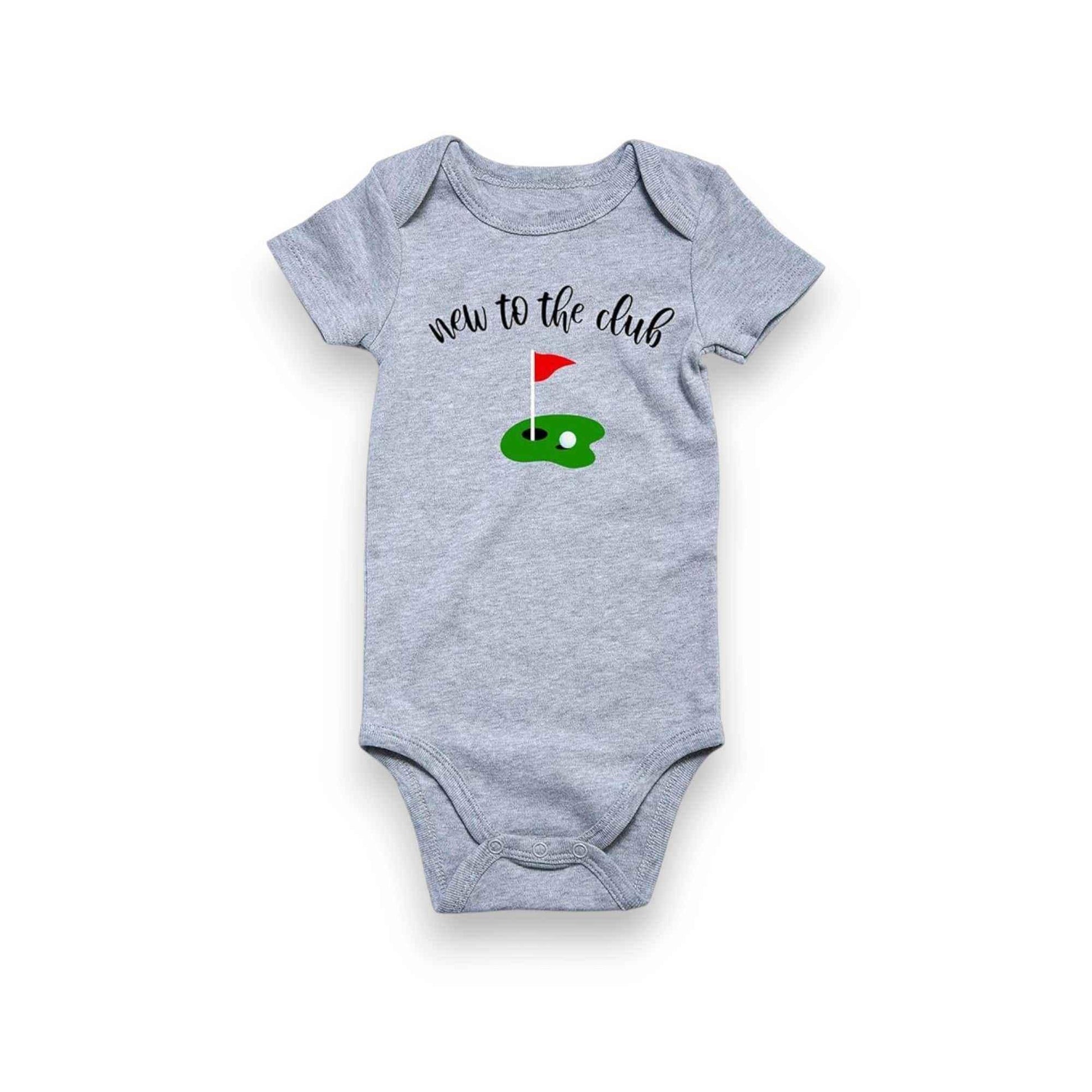 Golf Theme Baby Gift Set - Printed Footie