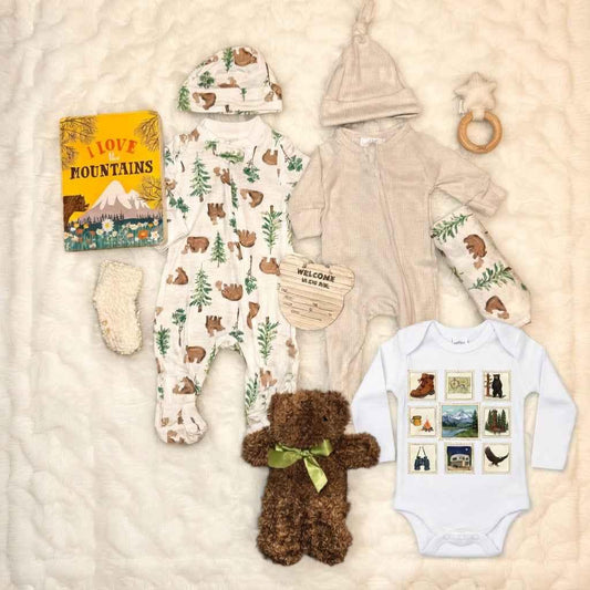 Mountain Theme Baby Gift Set: I Love the Mountains 0-3M