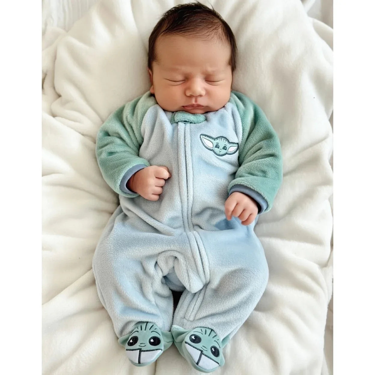 Star Wars Inspired Baby Gift Box: Footies, Plush and Book 0-3 Months - Hey Baby Box