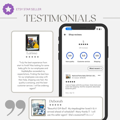 Star Wars Inspired Baby Gift Box: Footies, Plush and Book 0-3 Months - Hey Baby Box