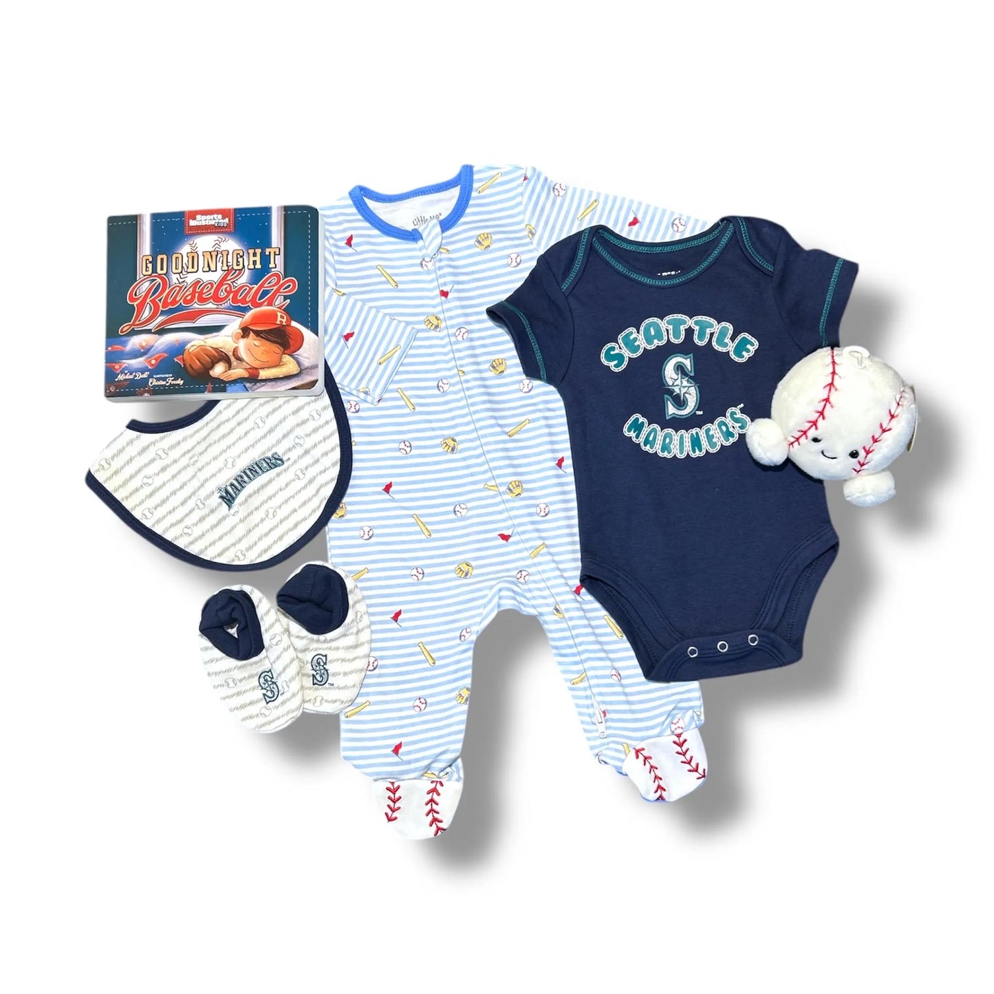 Seattle Mariners Baseball Baby Gift MLB 0-3 Month