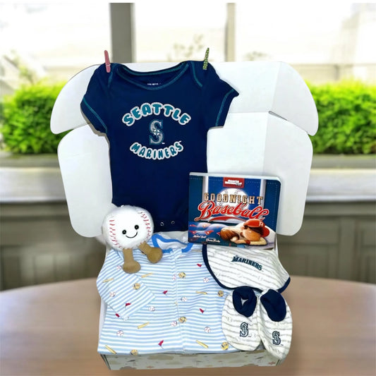 Seattle Mariners Baseball Baby Gift MLB 0-3 Month