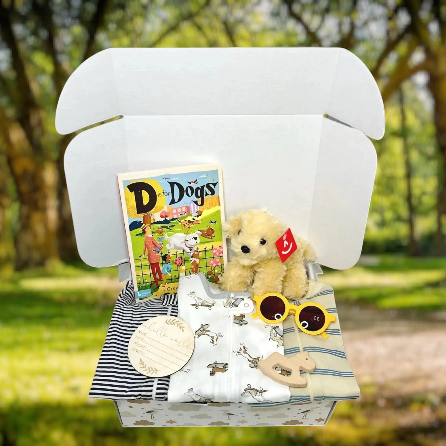 Dog Baby Gift Box 3-6 Month - Hey Baby Box