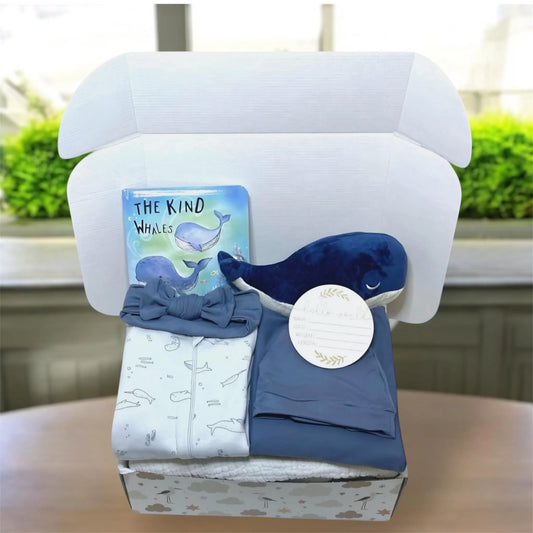 Whale Theme Baby Gift Box 