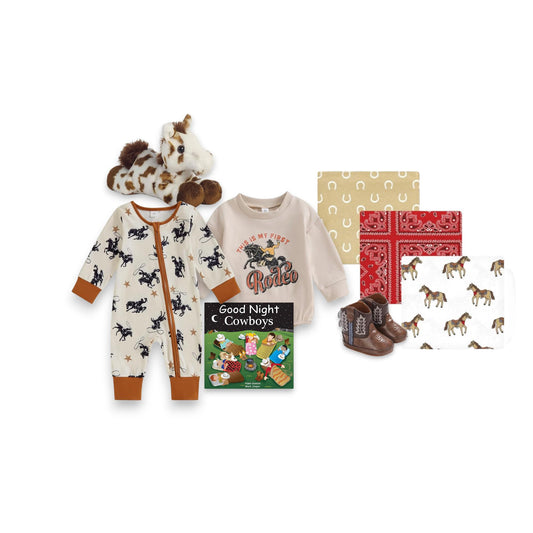 First Rodeo 3-6m Cowboy Gift Set