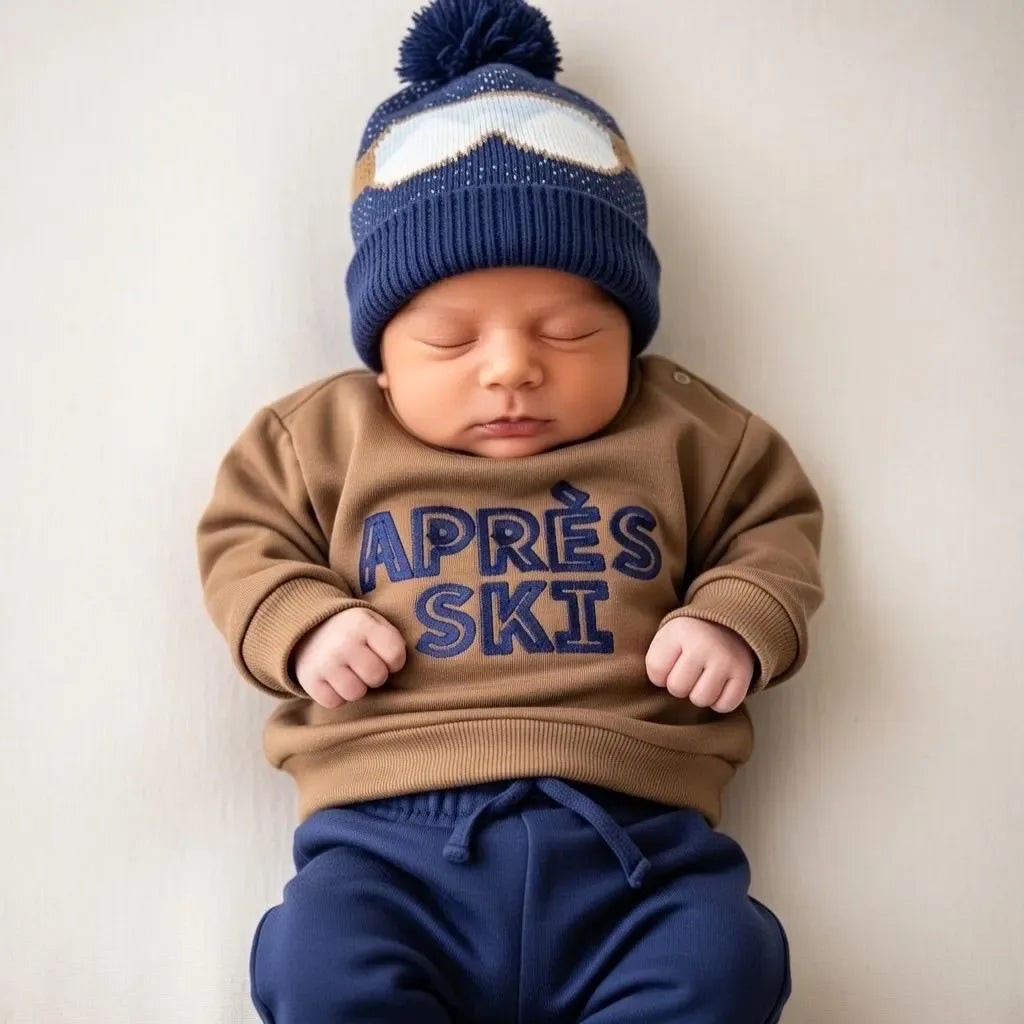 Ski Theme Baby Gift Box 0-3 Months | Good Night Ski Mountain Book - Hey Baby Box