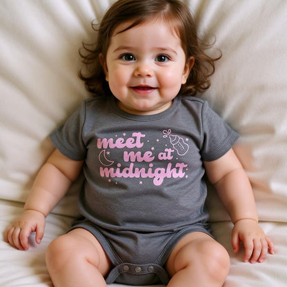 meet me at mightnigh baby onesie