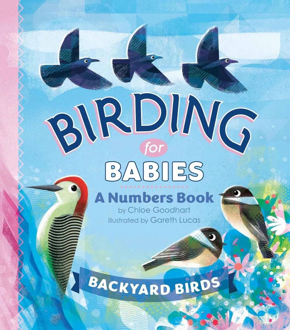 Birding for Babies: A Numbers Book featuring colorful backyard birds, perfect for baby showers and kids' gifts