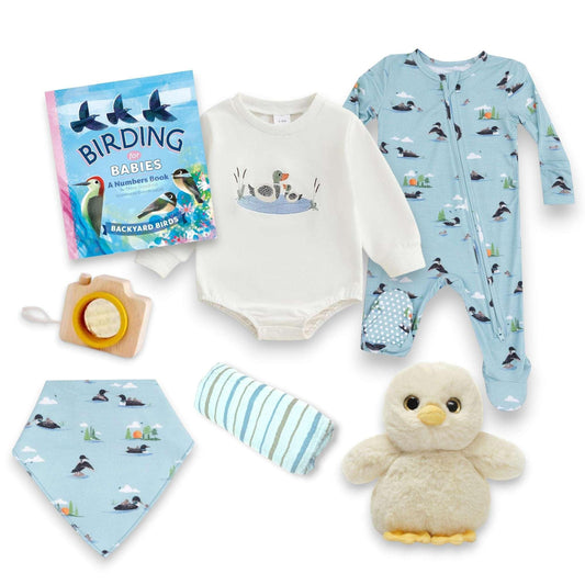 Bird Baby Gift Box Nature-Inspired 3-6m Gift Set - Hey Baby Box
