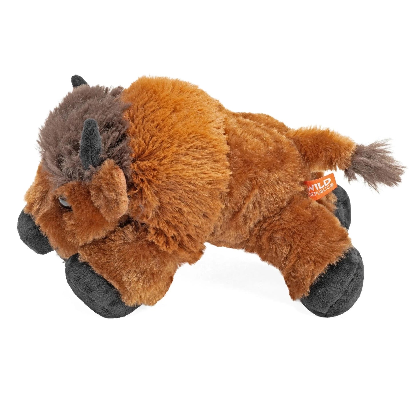 Plush toy horse on a white background