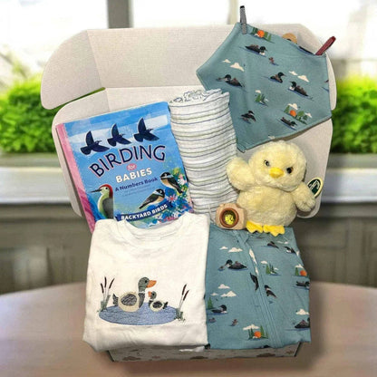 Nature-Themed Baby Shower Gift Box | Bird Baby Gift Set