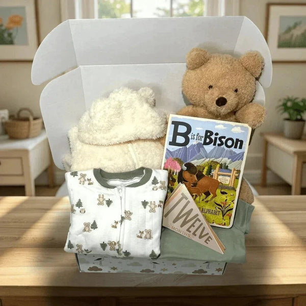 Park Ranger Baby Gift Box | Bear & National Park Set