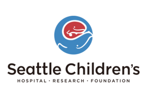 Seattle Children's Hospital logo on a green background