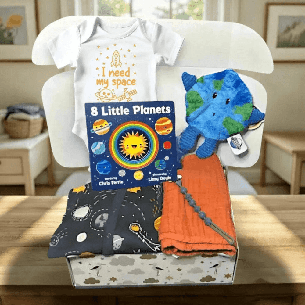 Baby Gift box with onesie, footie and other accessories