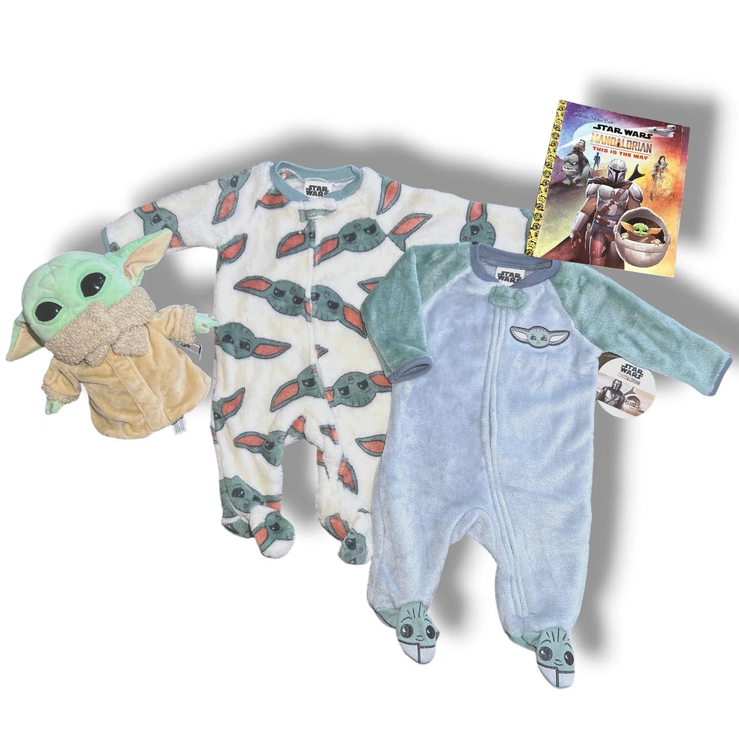 Star Wars Inspired Baby Gift Box: Footies, Plush and Book 0-3 Months - Hey Baby Box