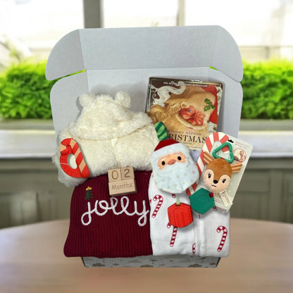 First Christmas Gift Set 0-3 Months - Hey Baby Box