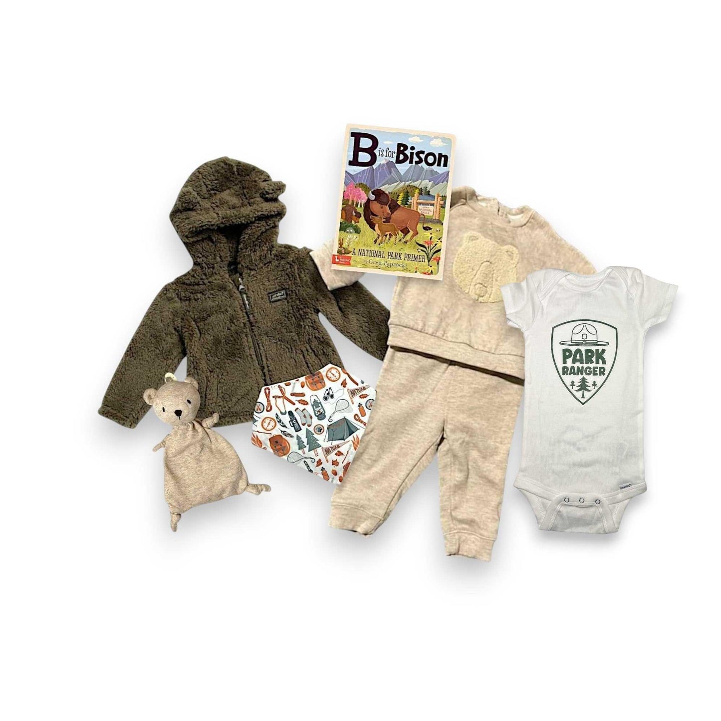Mountain Baby Gift Set – Bear & Wilderness Newborn Gift Box - Hey Baby Box