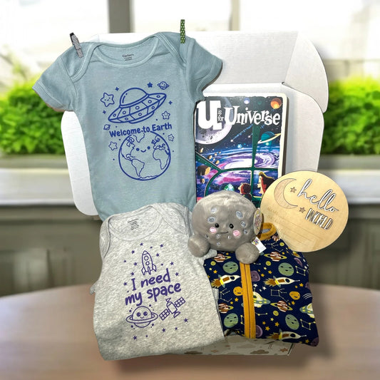 Universe Baby Gift Box - Hello World - Hey Baby Box