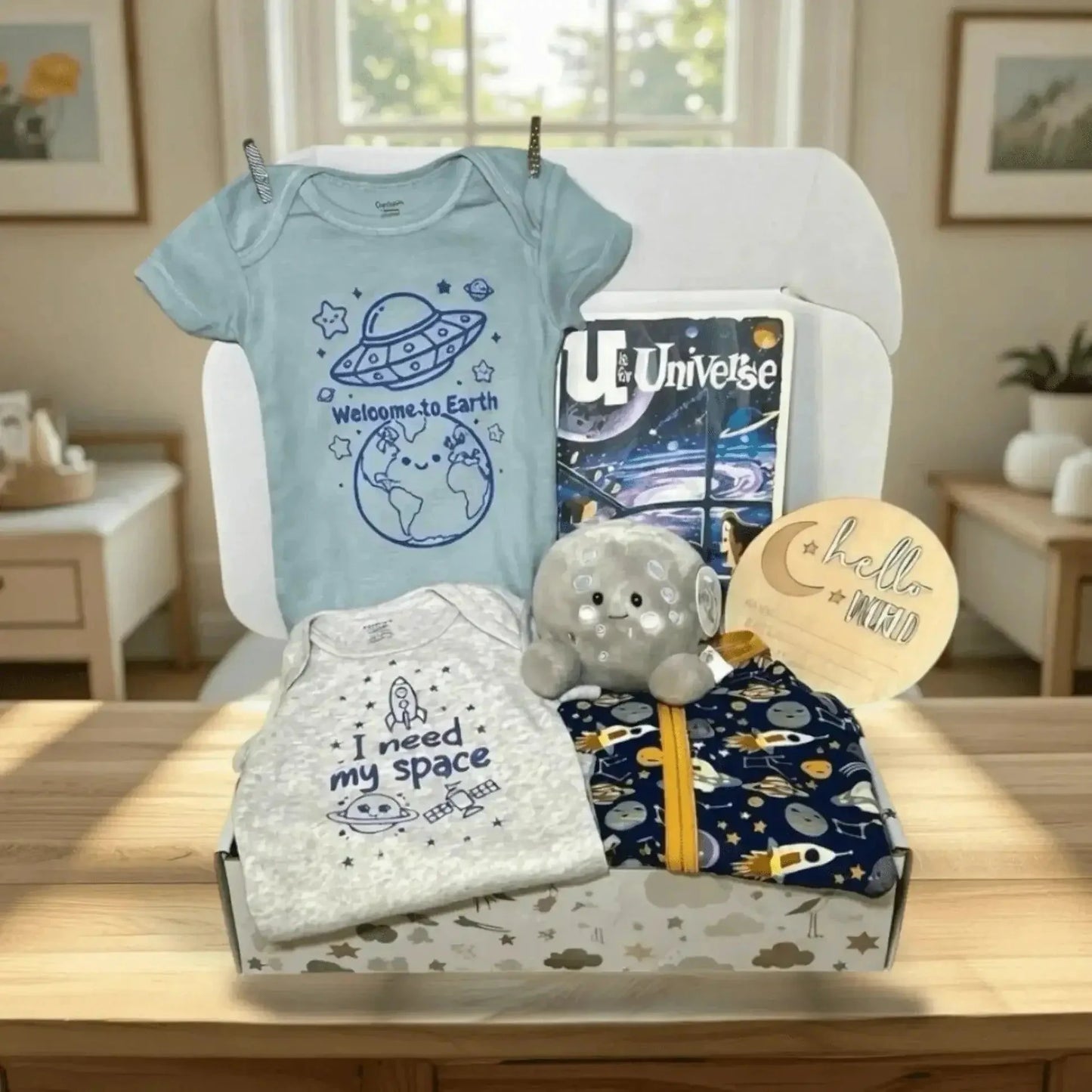 Universe Baby Gift Box - Space Theme Shower Present