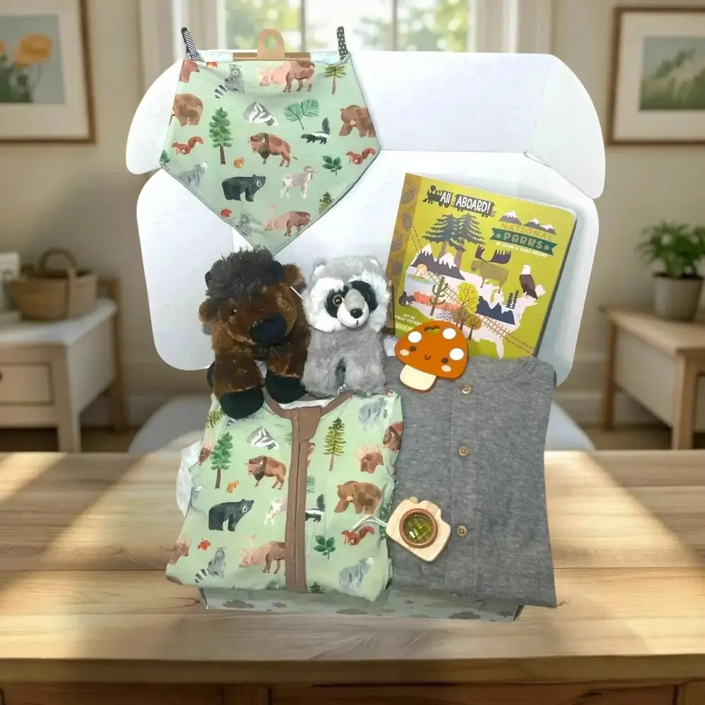 Woodland Animals Baby Gift Set | National Parks Box